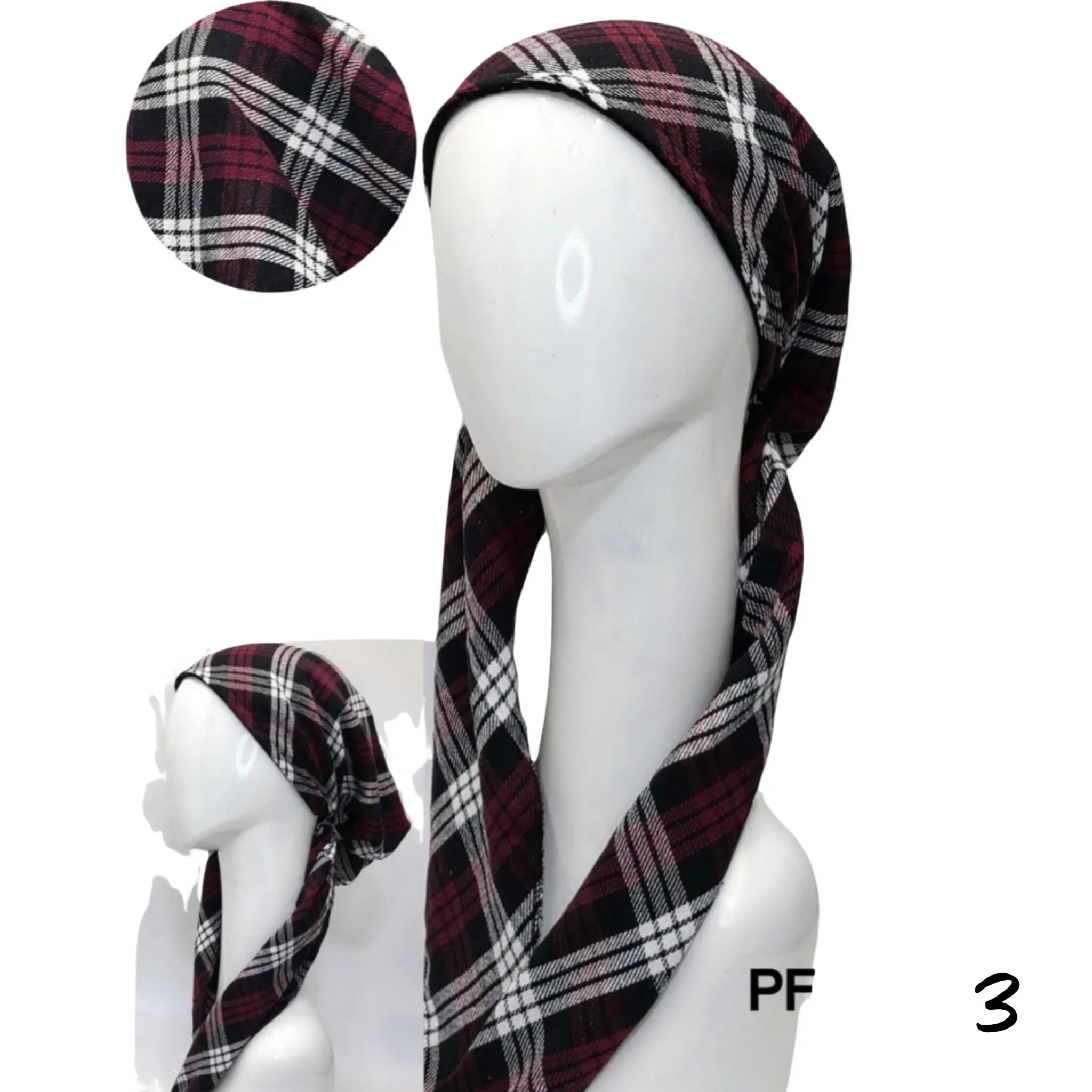 Flannel Pretied Tichels by SG