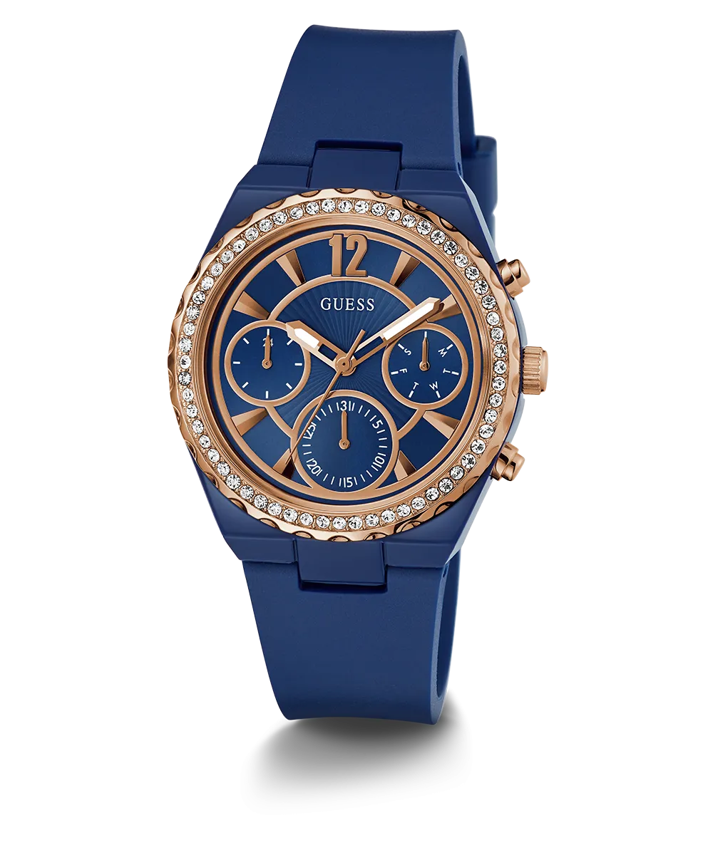 GUESS Ladies Blue Multi-function Watch