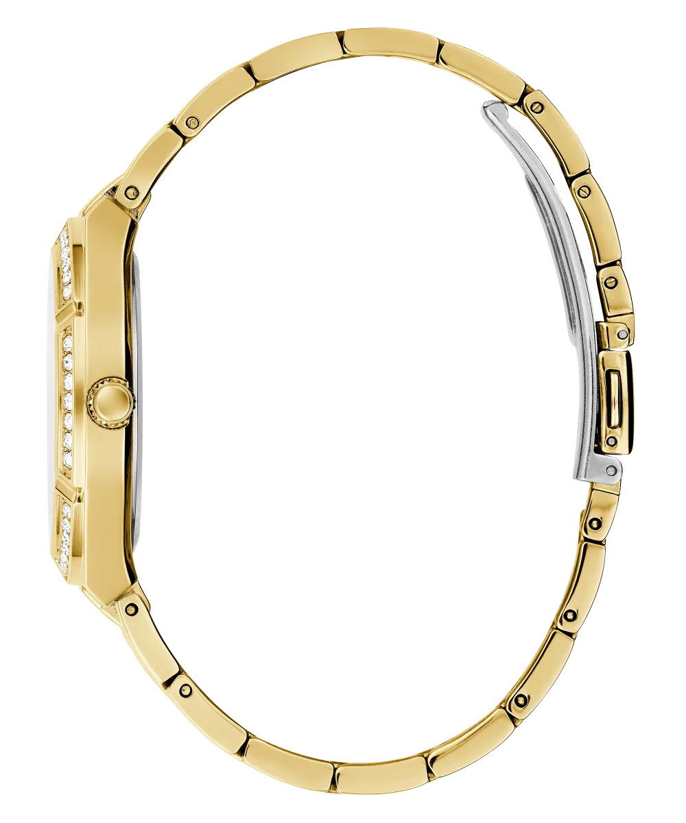 GUESS Ladies Gold Tone Analog Watch