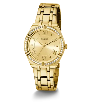 GUESS Ladies Gold Tone Analog Watch