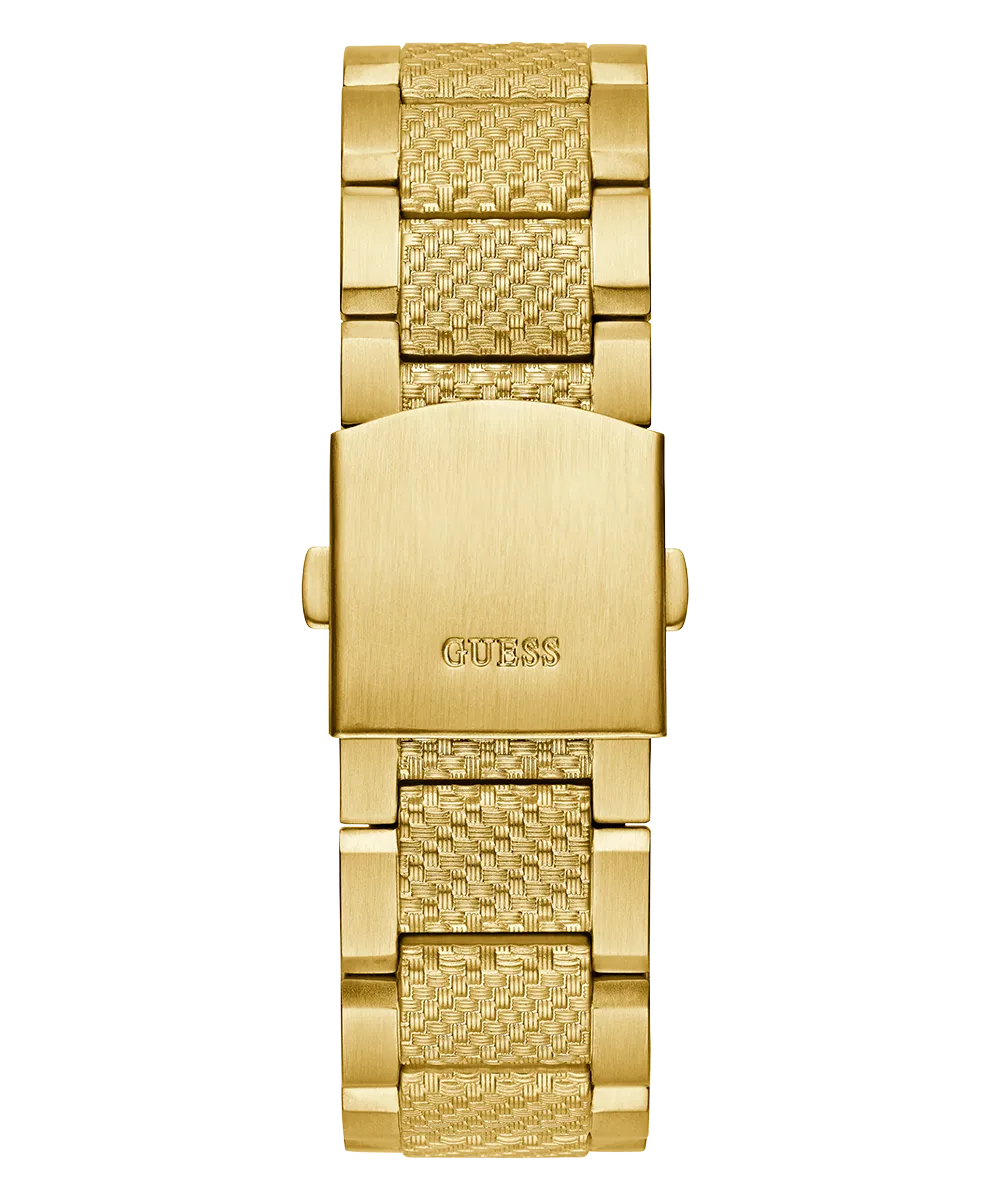 GUESS Mens Gold Tone 2-Tone Multi-function Watch