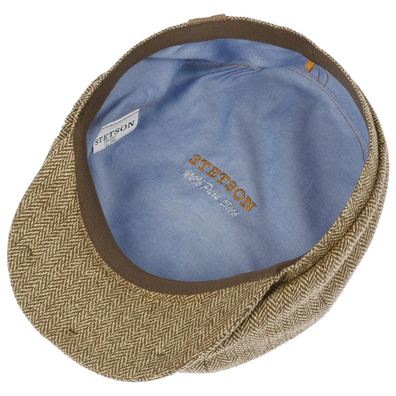 Hatteras Silk Newsboy Cap by Stetson