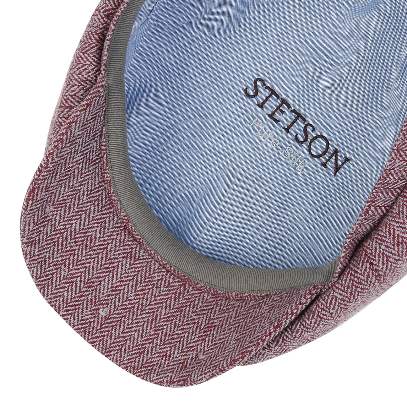 Hatteras Silk Newsboy Cap by Stetson