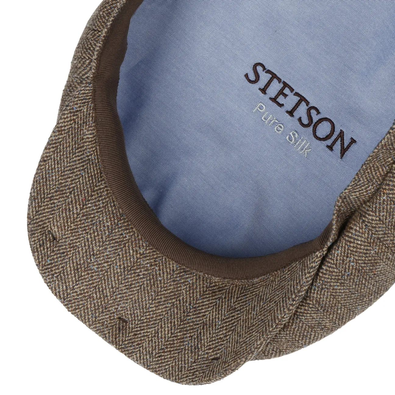 Hatteras Silk Newsboy Cap by Stetson