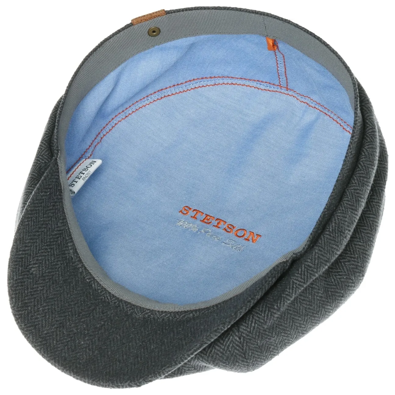 Hatteras Silk Newsboy Cap by Stetson