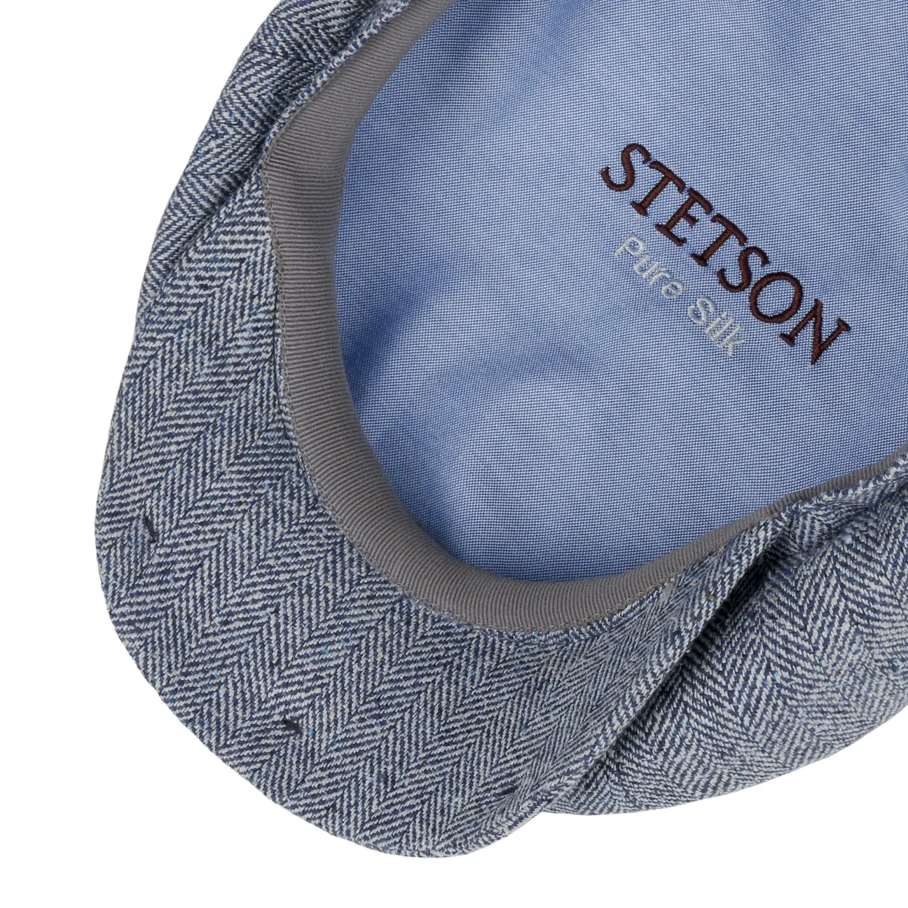 Hatteras Silk Newsboy Cap by Stetson