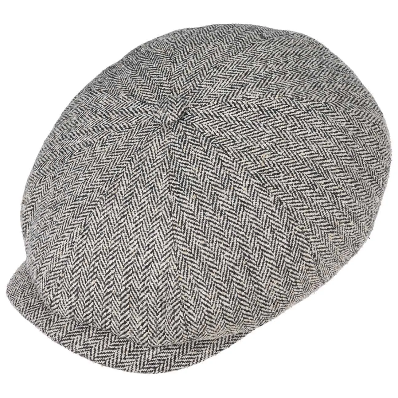 Hatteras Silk Newsboy Cap by Stetson