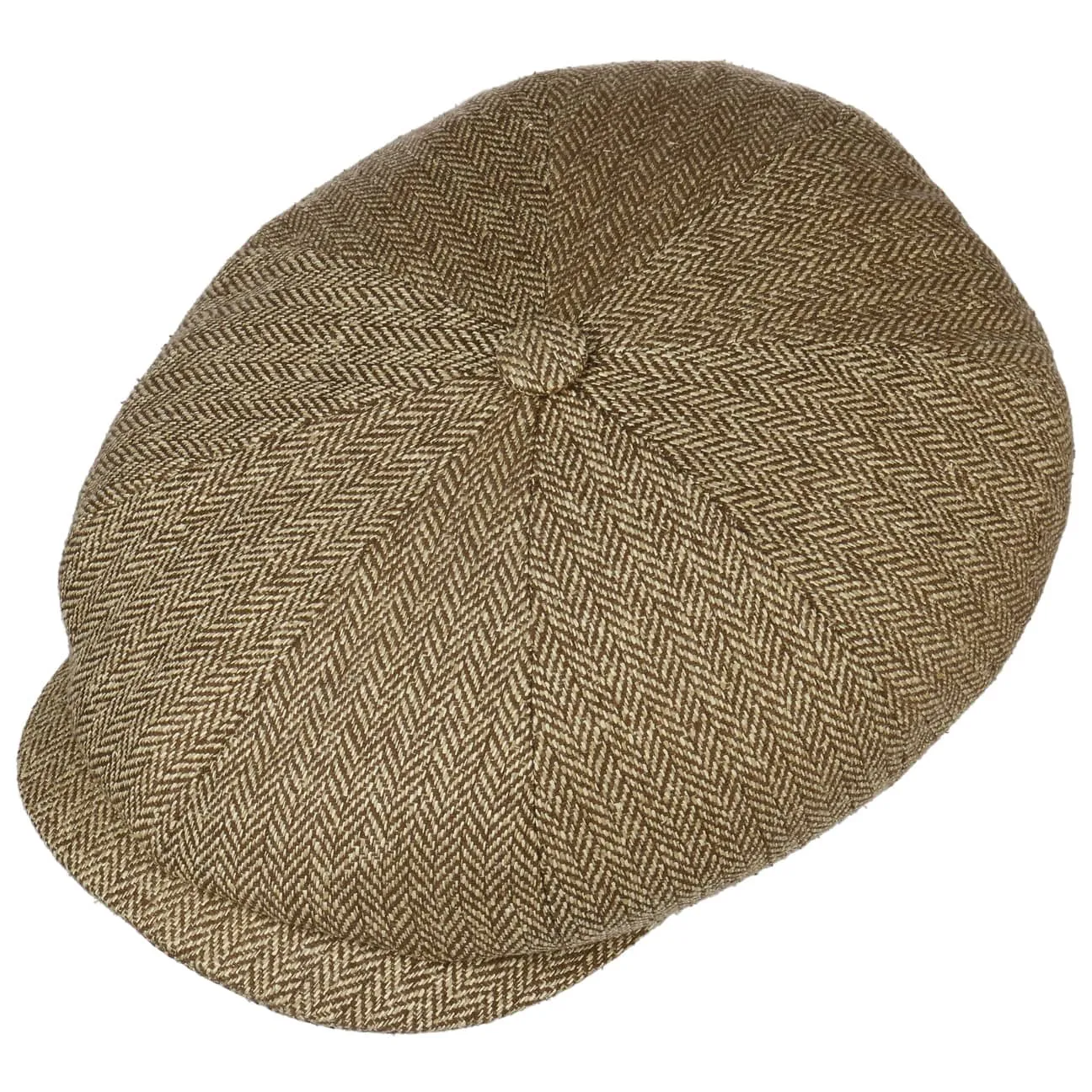 Hatteras Silk Newsboy Cap by Stetson