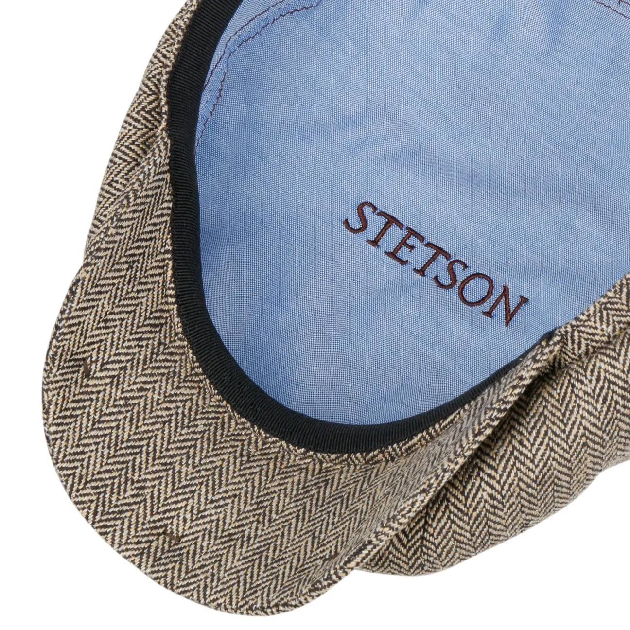 Hatteras Silk Newsboy Cap by Stetson