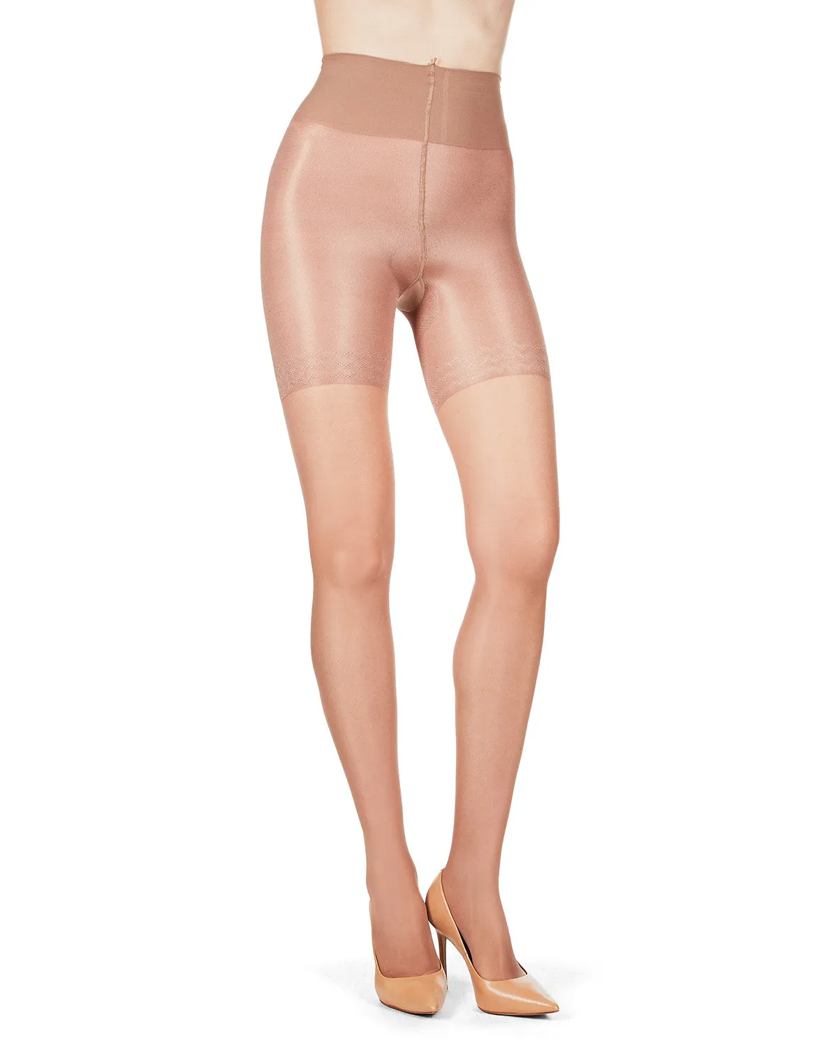 High-Waisted Body Slimming Pantyhose