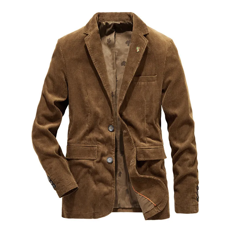 Men's Fitted Corduroy Jacket