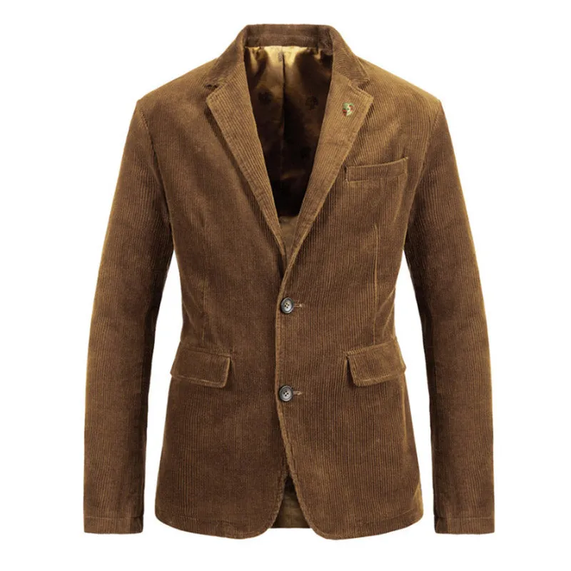 Men's Fitted Corduroy Jacket