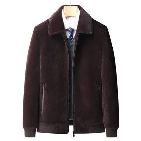 Men's Premium Thick Mink Plush Jacket