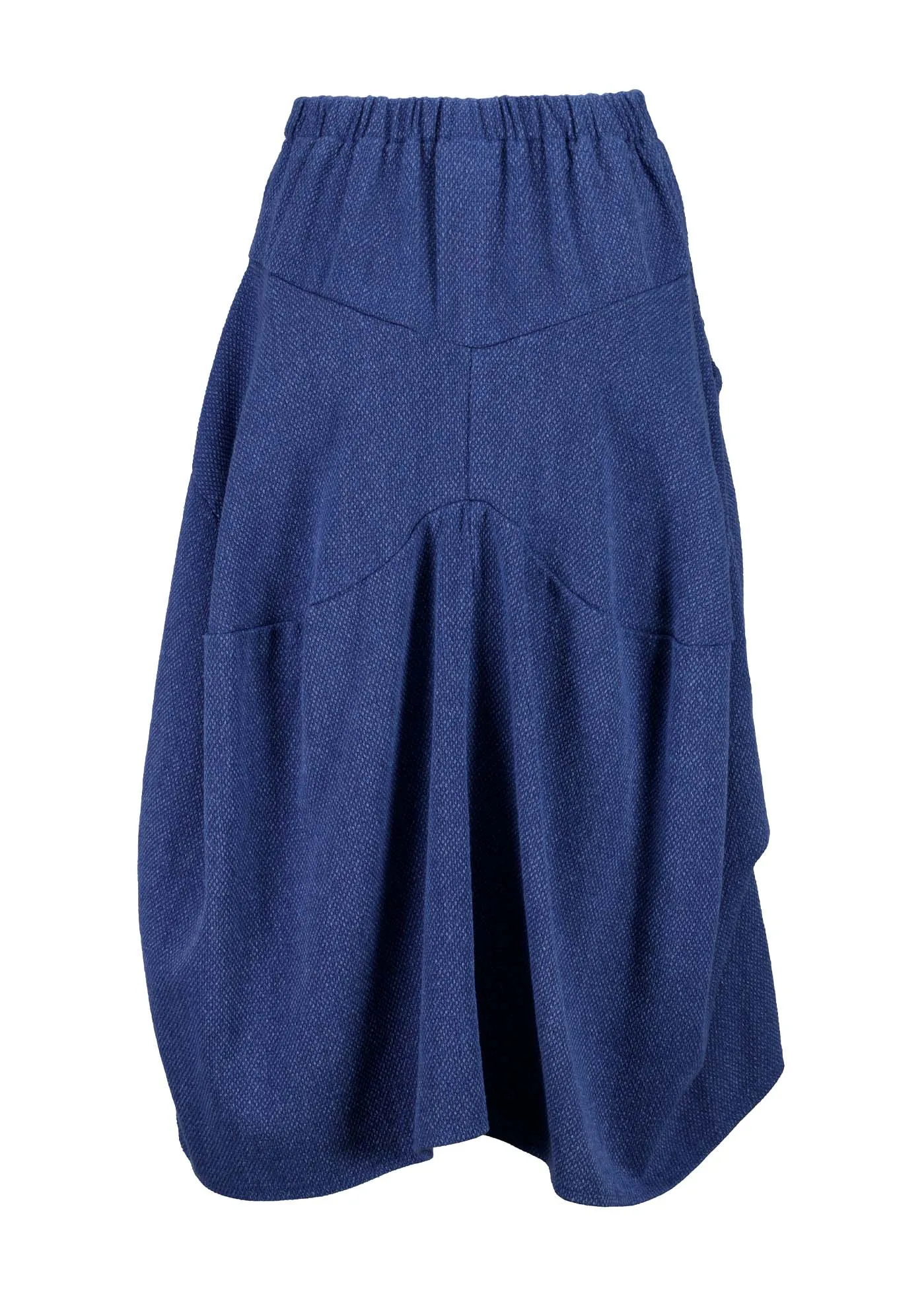 Milwaukee Foundry Skirt Mid Wash Blue in Textured Cotton