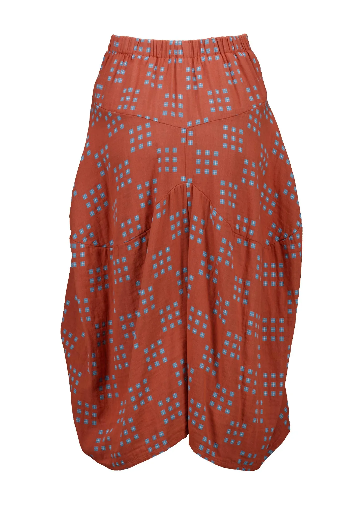 Milwaukee Network Orange Skirt in Woven Cotton | Pre-Order