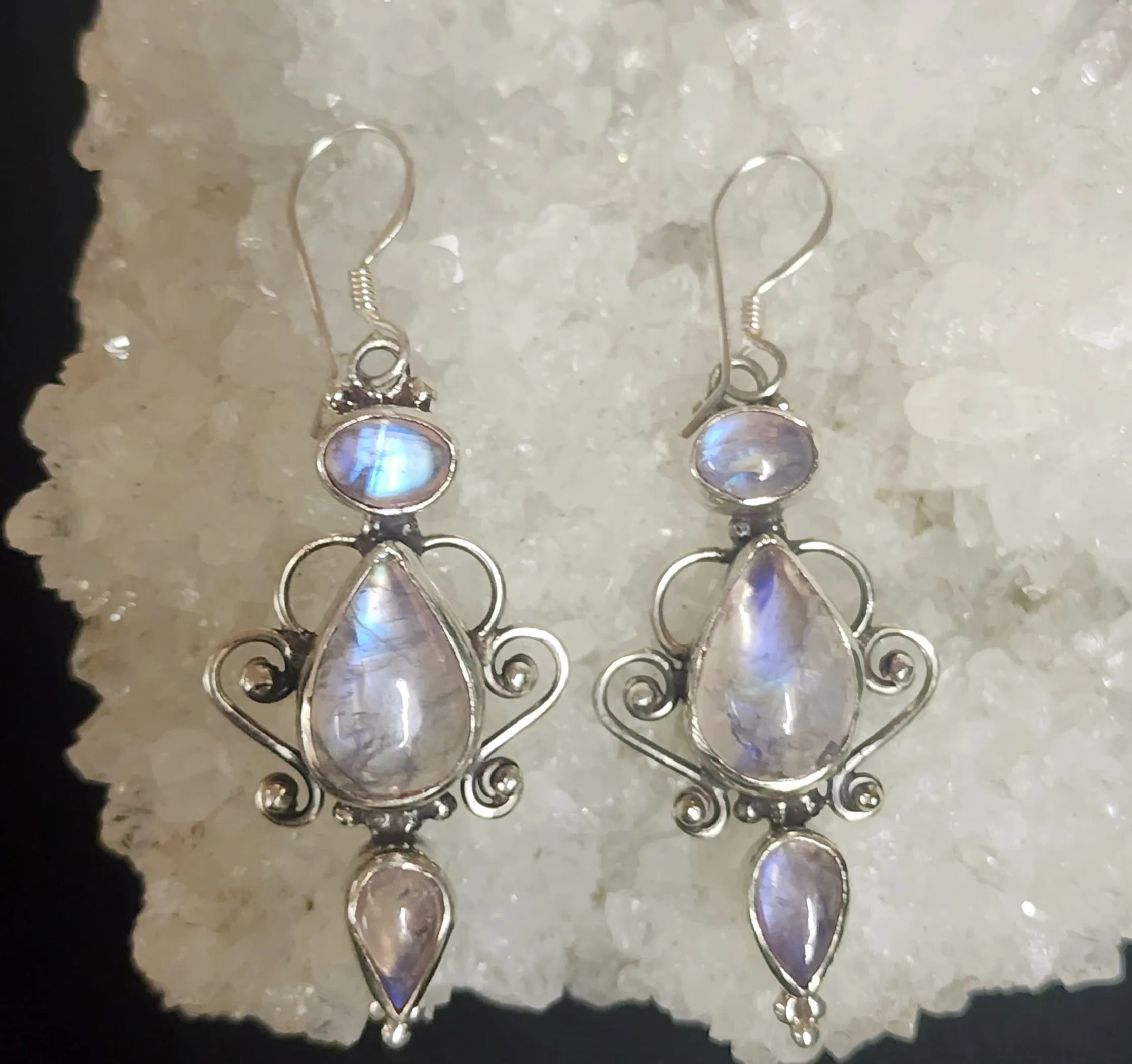 Moonstone Drop Earrings