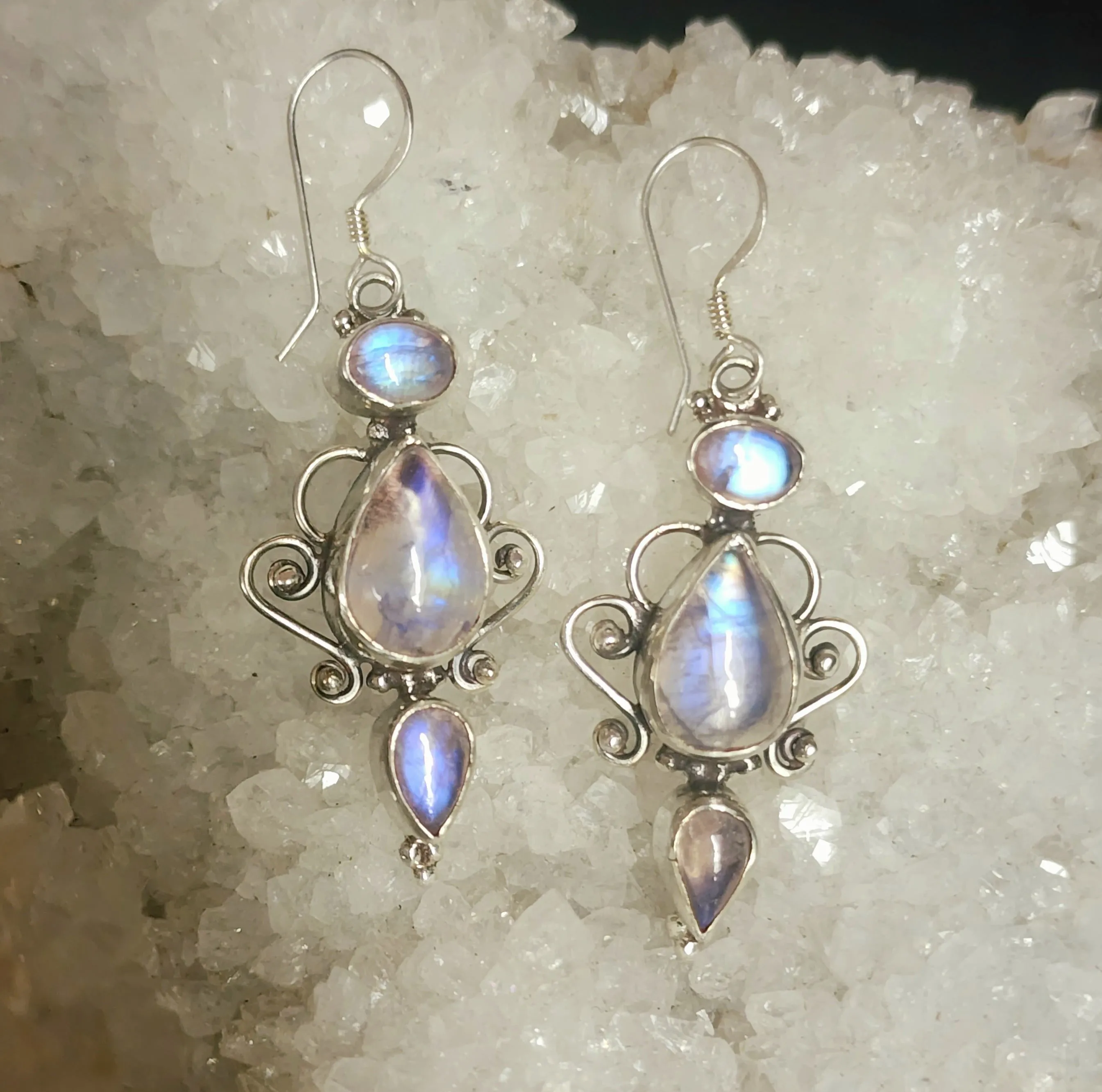 Moonstone Drop Earrings