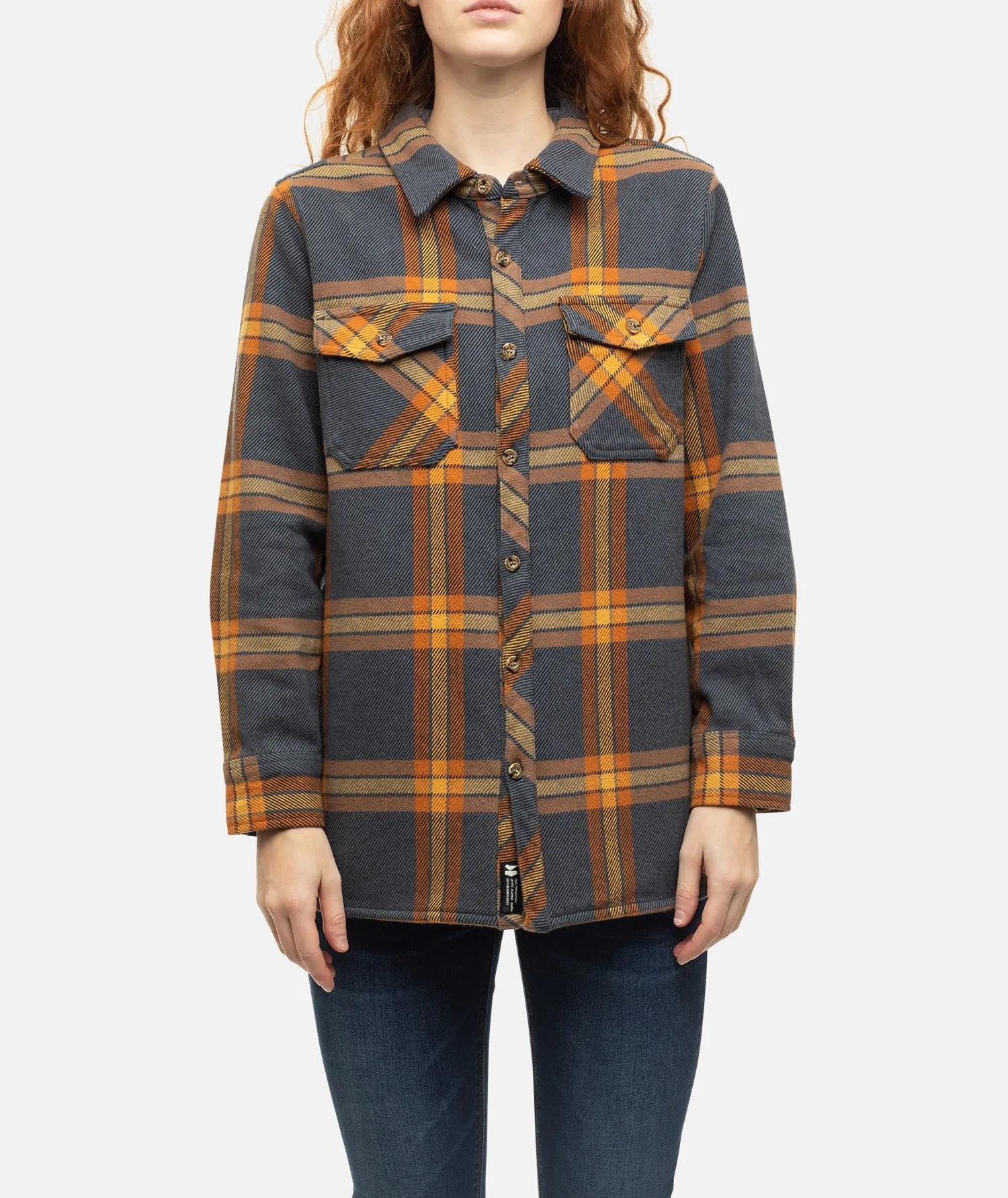 Newport Flannel Top - Iron