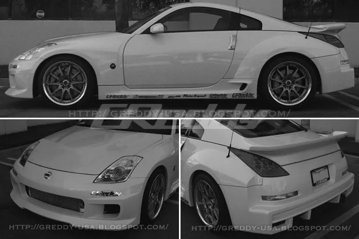 Nissan 350Z (Z33) GReddy GRacer Full Over-Fender Aero Kit