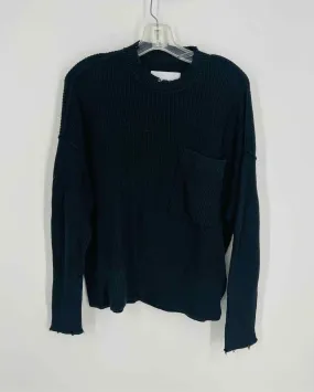 Pistola Size XS Black Frayed Knit Sweaters Sweater