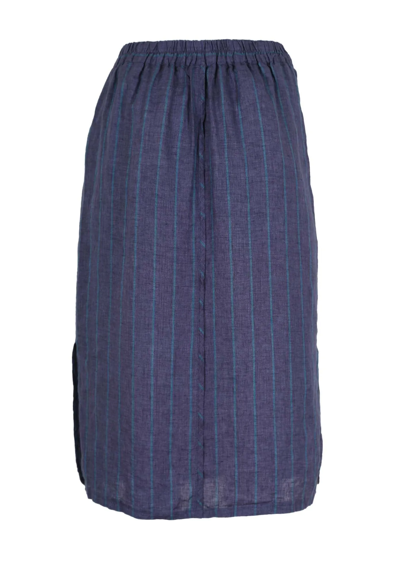 Powerline Skirt Violet in Linen Slub