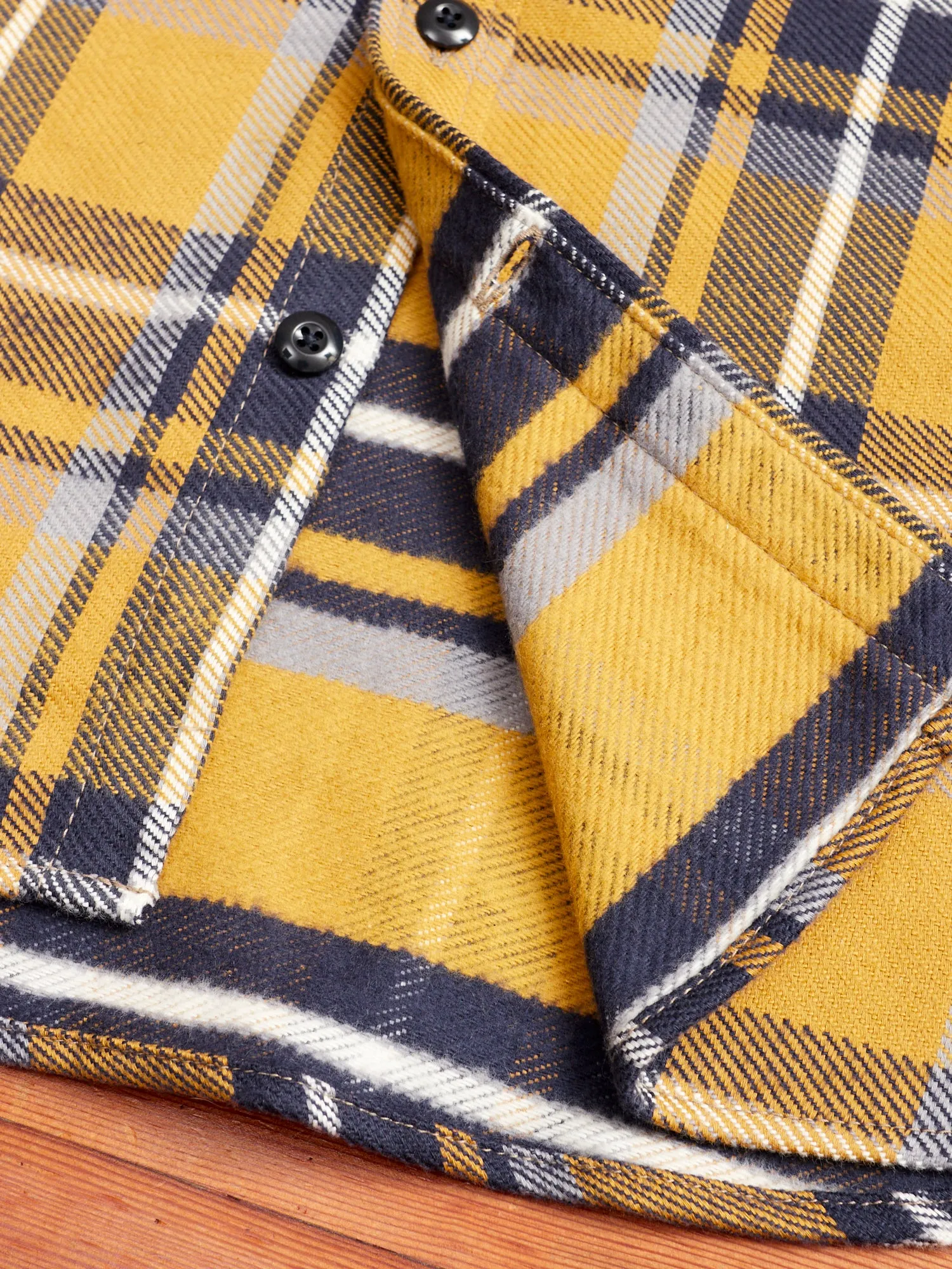 "Field Shirt" in Gold Plaid