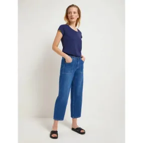 Relaxed Jeans mit aufgesetzten Taschen