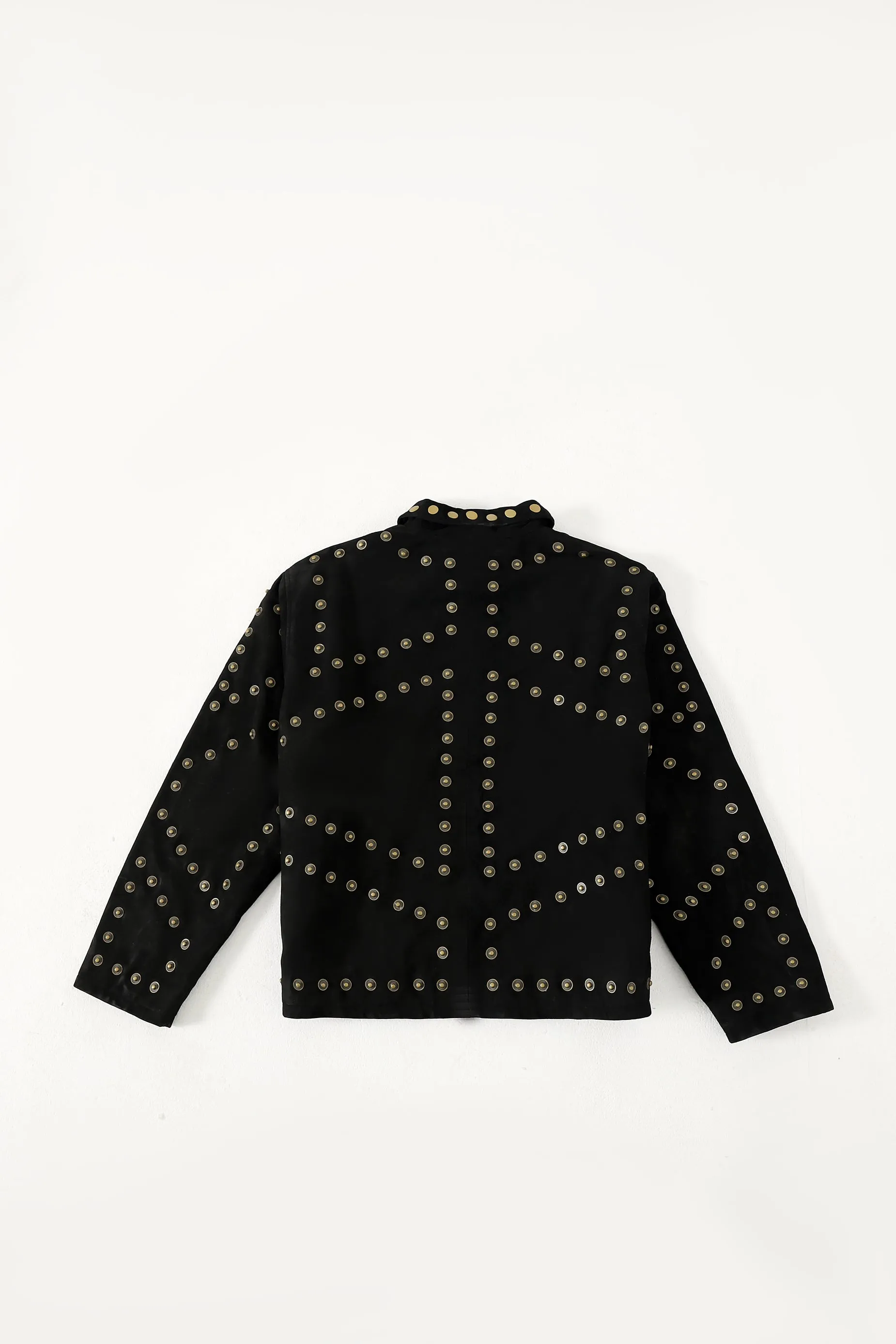 REVERSIBLE LEATHER PATCH JACKET