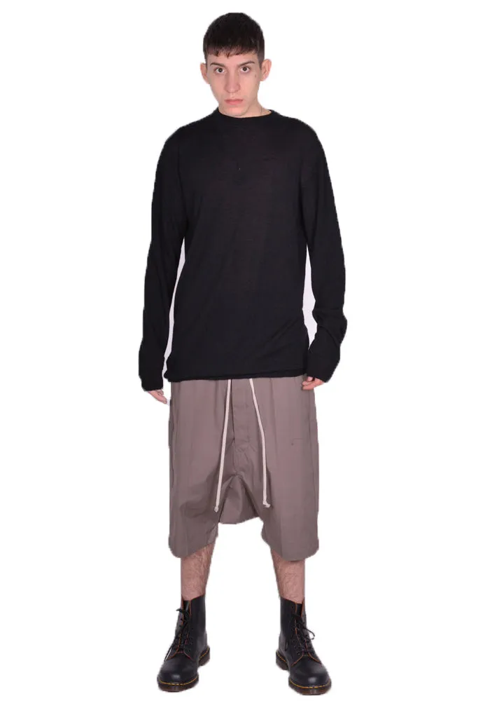 RICK OWENS MEN RU01D3627 WS CASHEMERE ROUND NECK KNIT SWEATER