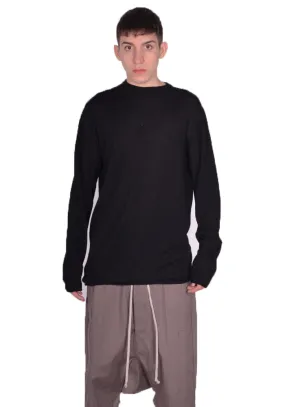 RICK OWENS MEN RU01D3627 WS CASHEMERE ROUND NECK KNIT SWEATER