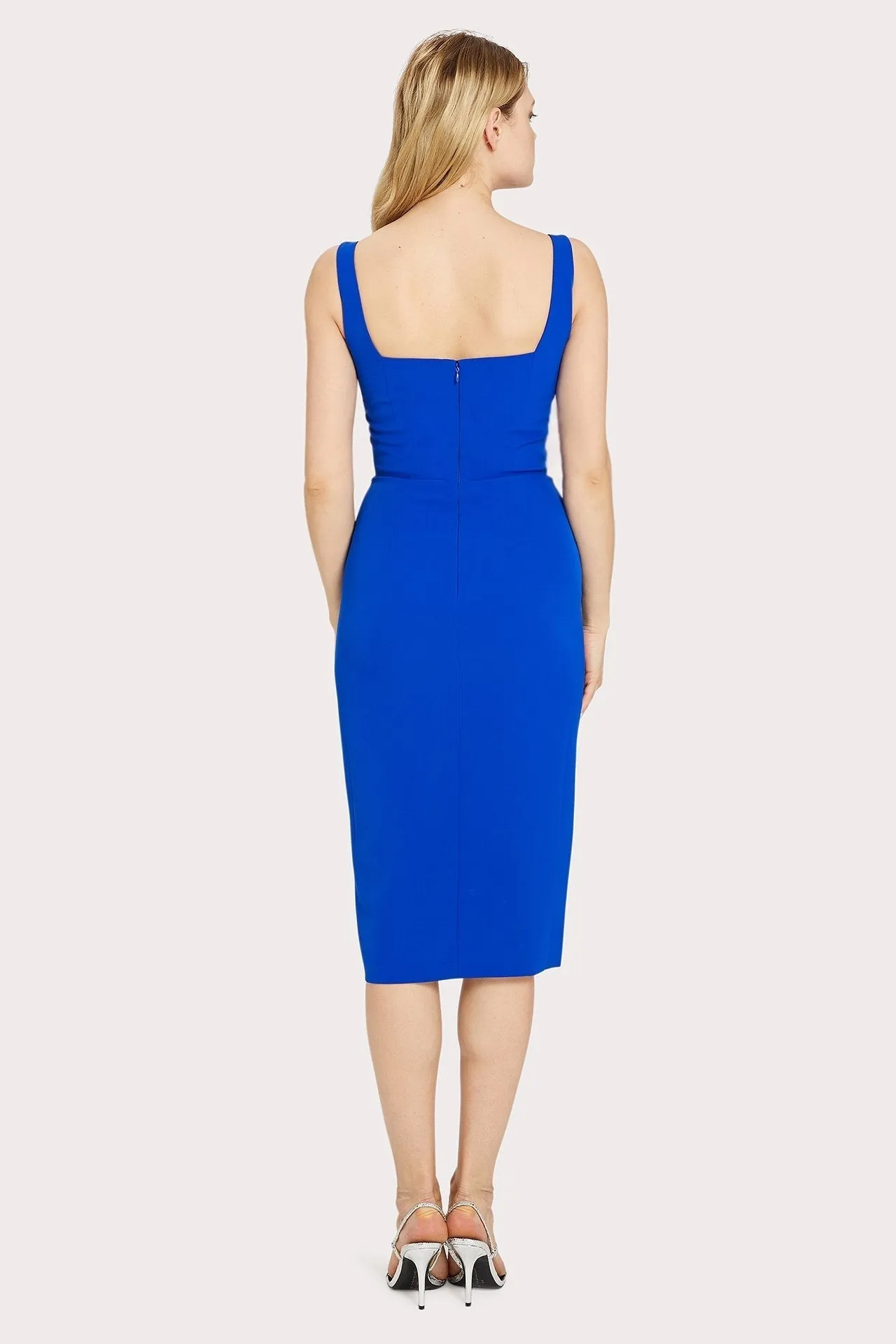 Rita Square Neck Midi Dress