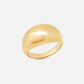 Solid Gold Cocktail Ring