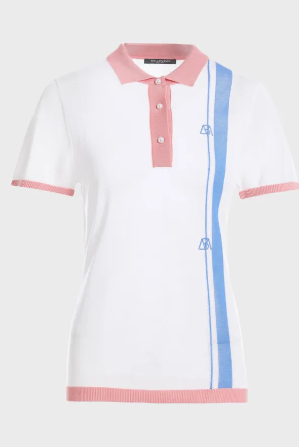 Tencel Color Block Polo