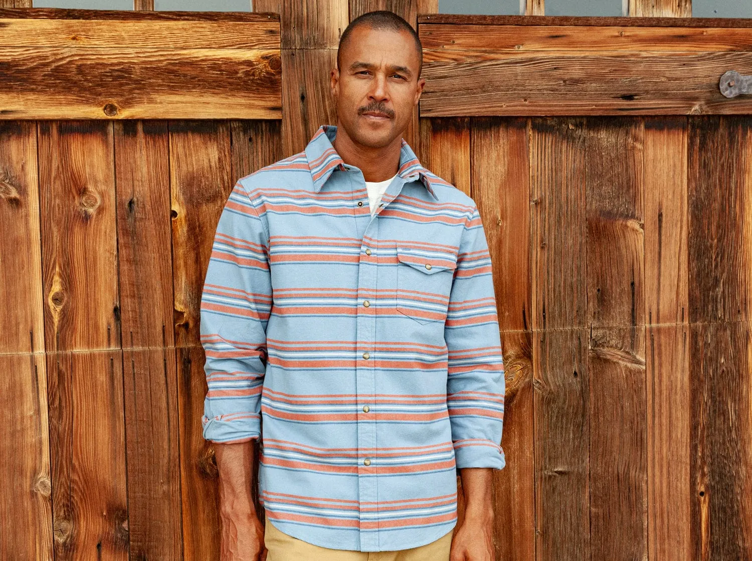 The J.R. Shirt - Blanket Stripe - Blue