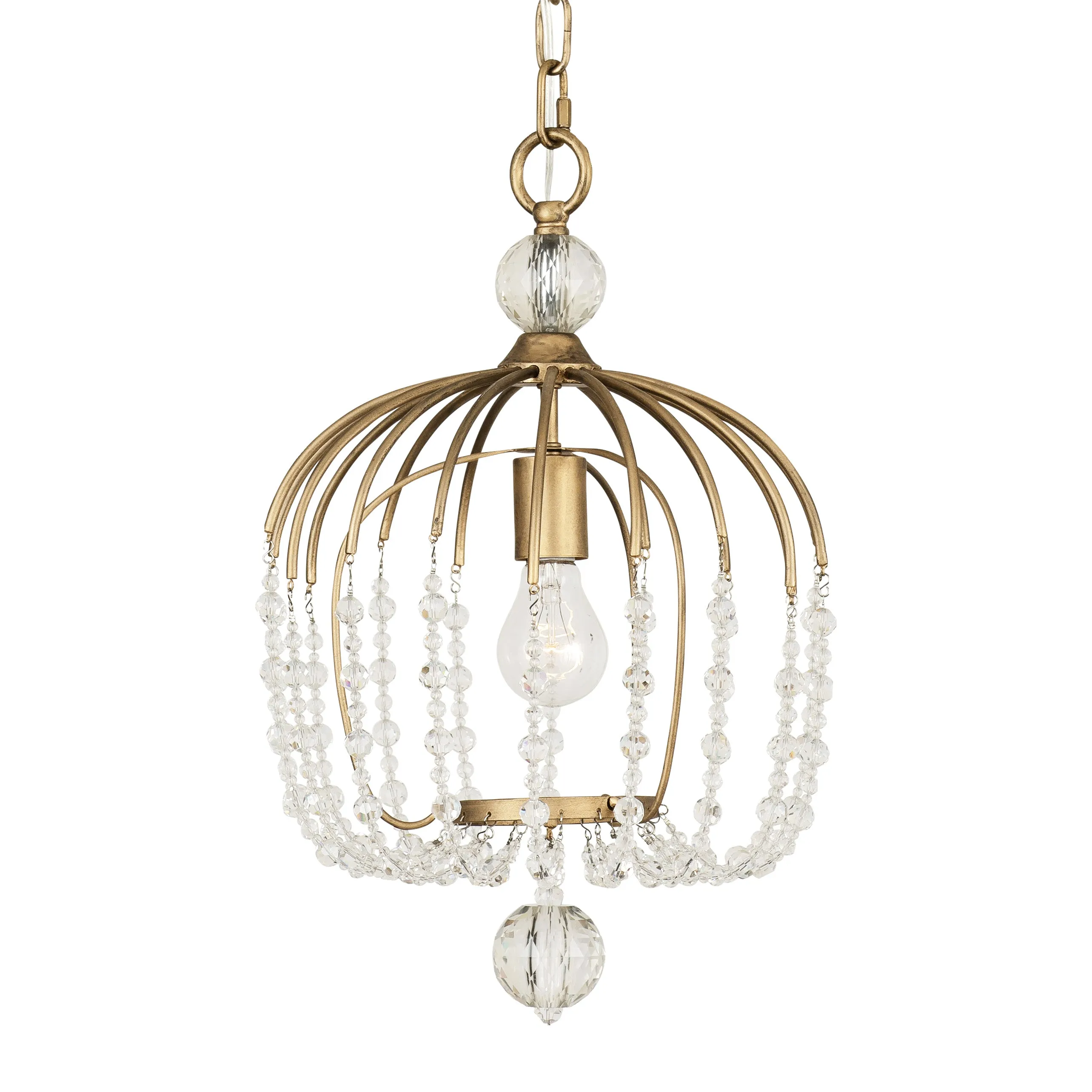 Voliere 343P01HG 1-Light Pendant Light - Havana Gold