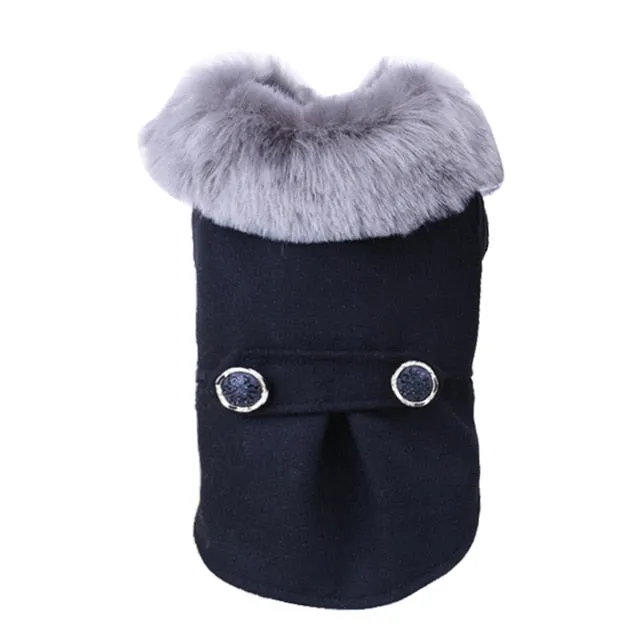 Winter Dog Jackets - Denim and Trench Coat