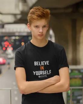 Youth/Kids Slogan T shirts 'Believe in Yourself'